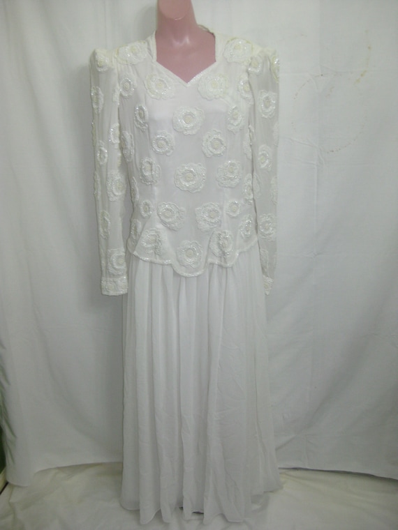 White long gown#1381