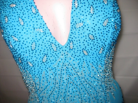 Teal Gown #7501 - image 3