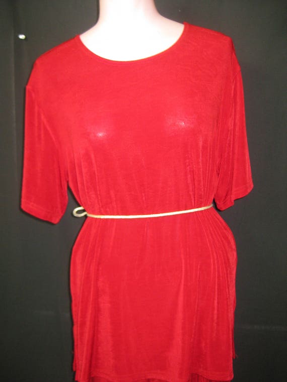 2PC Red skirt set#1785 - image 2