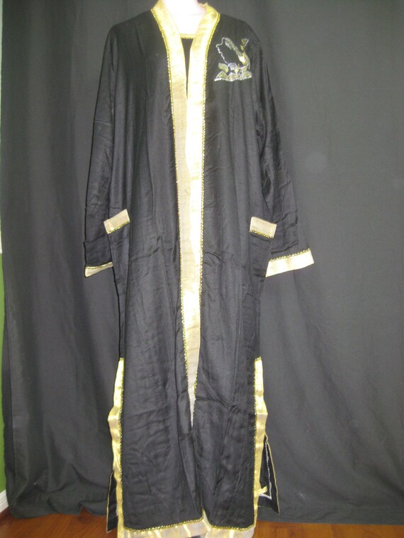3pcs black Jacket/dress &scarf #6115