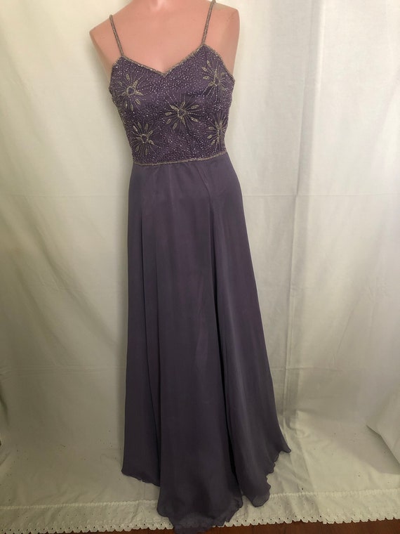 Lavender/silver gown#9590 - image 10