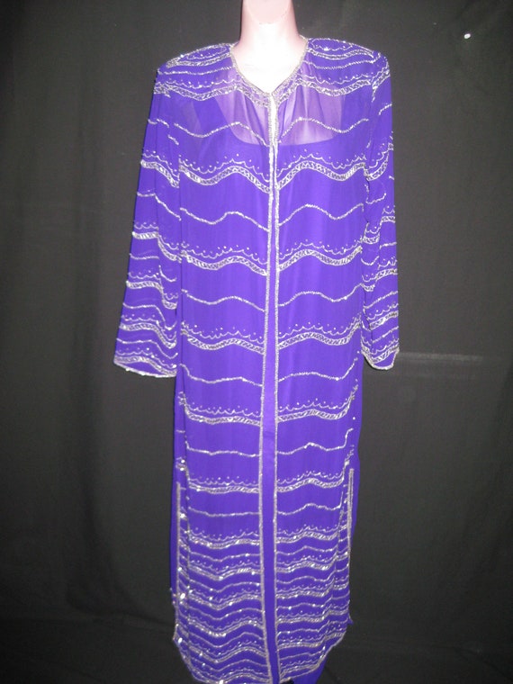 Long purple jacket  # 1326 - image 7