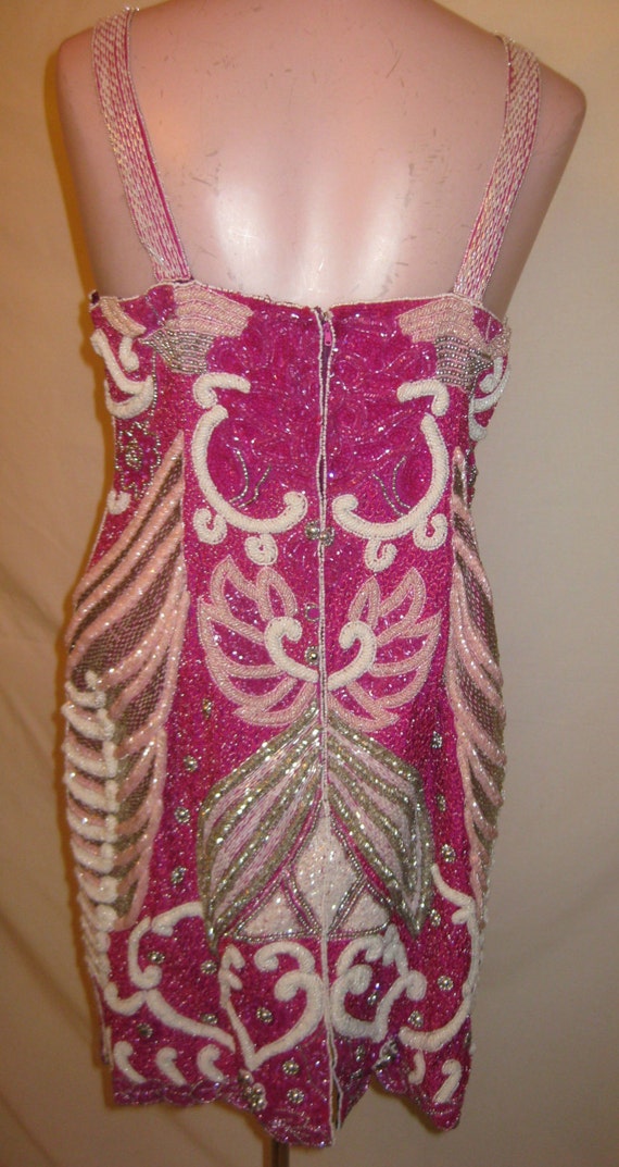 Short beaded dress - image 4