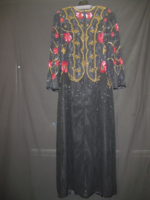 Black/multi gown#897 - image 6