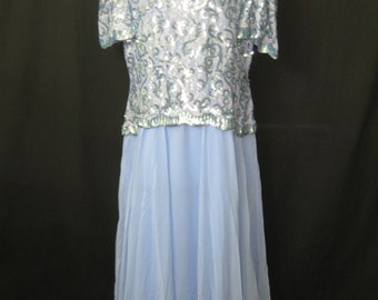 Periwinkle gown#4725