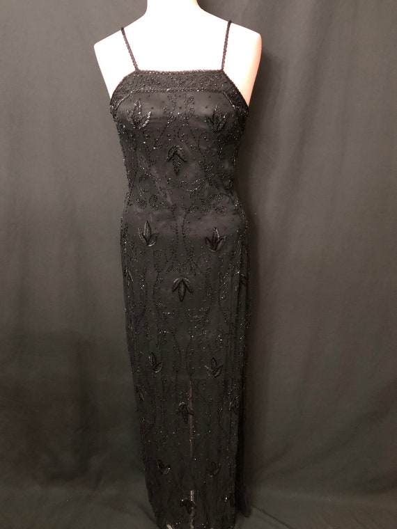 Black Evening Gown#9586 - image 4