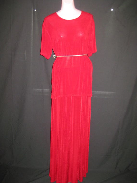 2PC Red skirt set#1785 - image 1