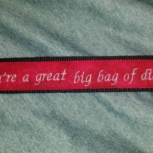 Supernatural inspired fob key holder &quot;You&#39;re a great big bag of&quot;