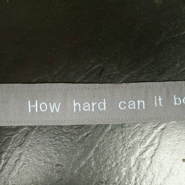 The Grand Tour inspired fob key holder "How hard can it be?"