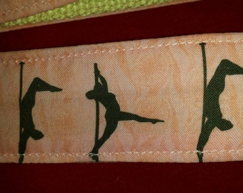 Poledance wristlet fob keychain Item #LESRQ1