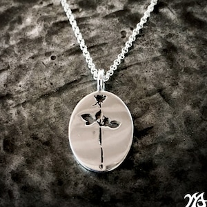Depeche Mode Anhänger, Genieße die Stille Oval Rose Anhänger, Unisex Rose Anhänger, Rockmusik Ikone Anhänger, 80er Jahre Musik, Band Ikone, 90er Jahre Musik