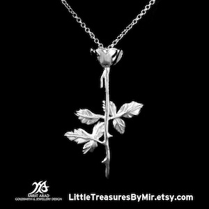 Depeche Mode jewelry, romantic rose pendant, woman rose pendant, 360 violator rose, enjoy the silence, rock band pendant, music lovers, 80s
