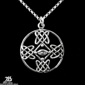 Dave Gahan Tattoo inspirierter Anhänger, Depeche Mode Schmuckkunst, Keltischer Kreuz Anhänger, Weihnachtsgeschenk, unisex Anhänger, Irish Tribal Auge Anhänger