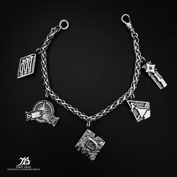 Depeche Mode Art, Black Celebration Charms Bracelet, Icons
