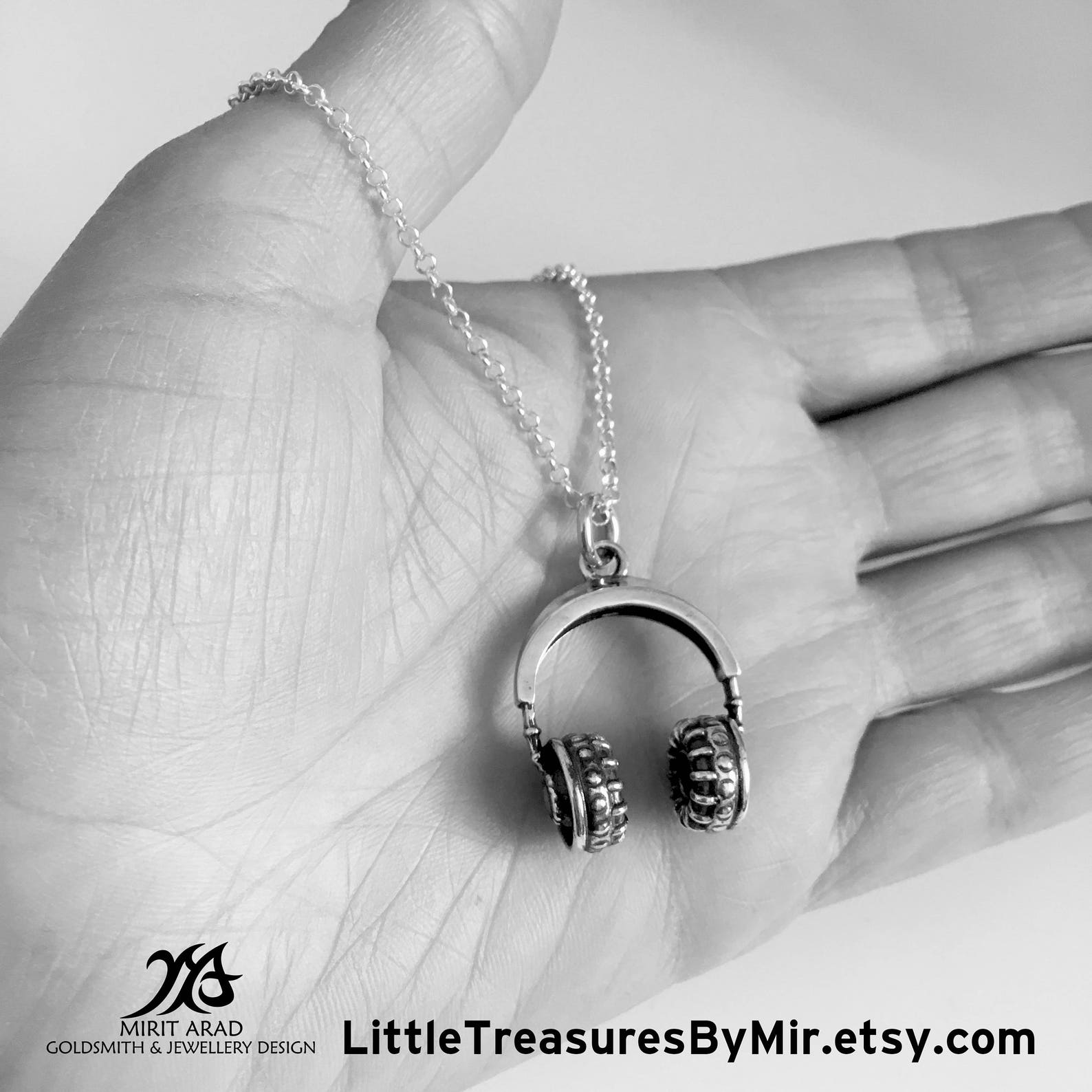 Headphones Pendant DJ Pendant Cool Music Lovers Pendant Etsy