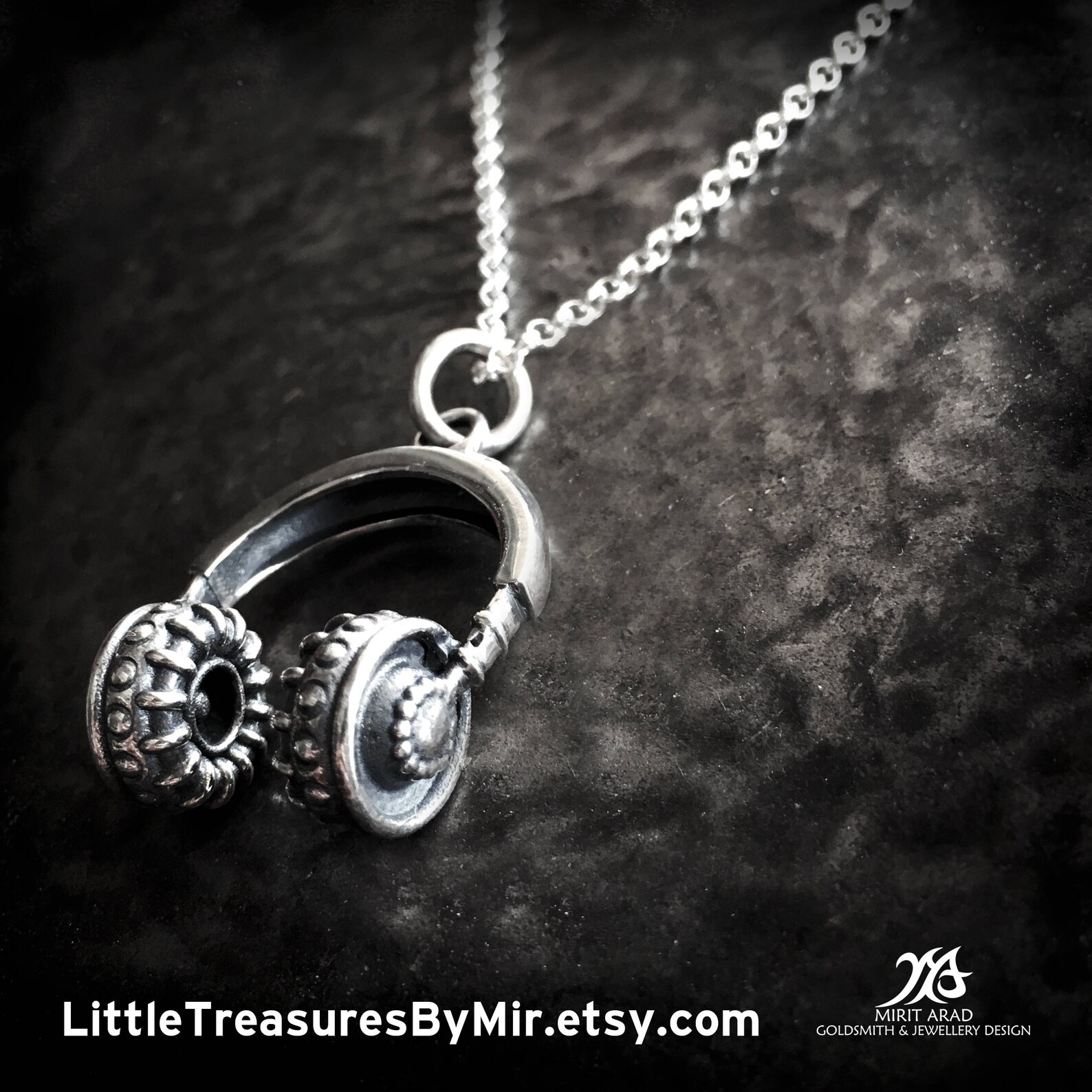 Headphones Pendant DJ Pendant Cool Music Lovers Pendant Etsy