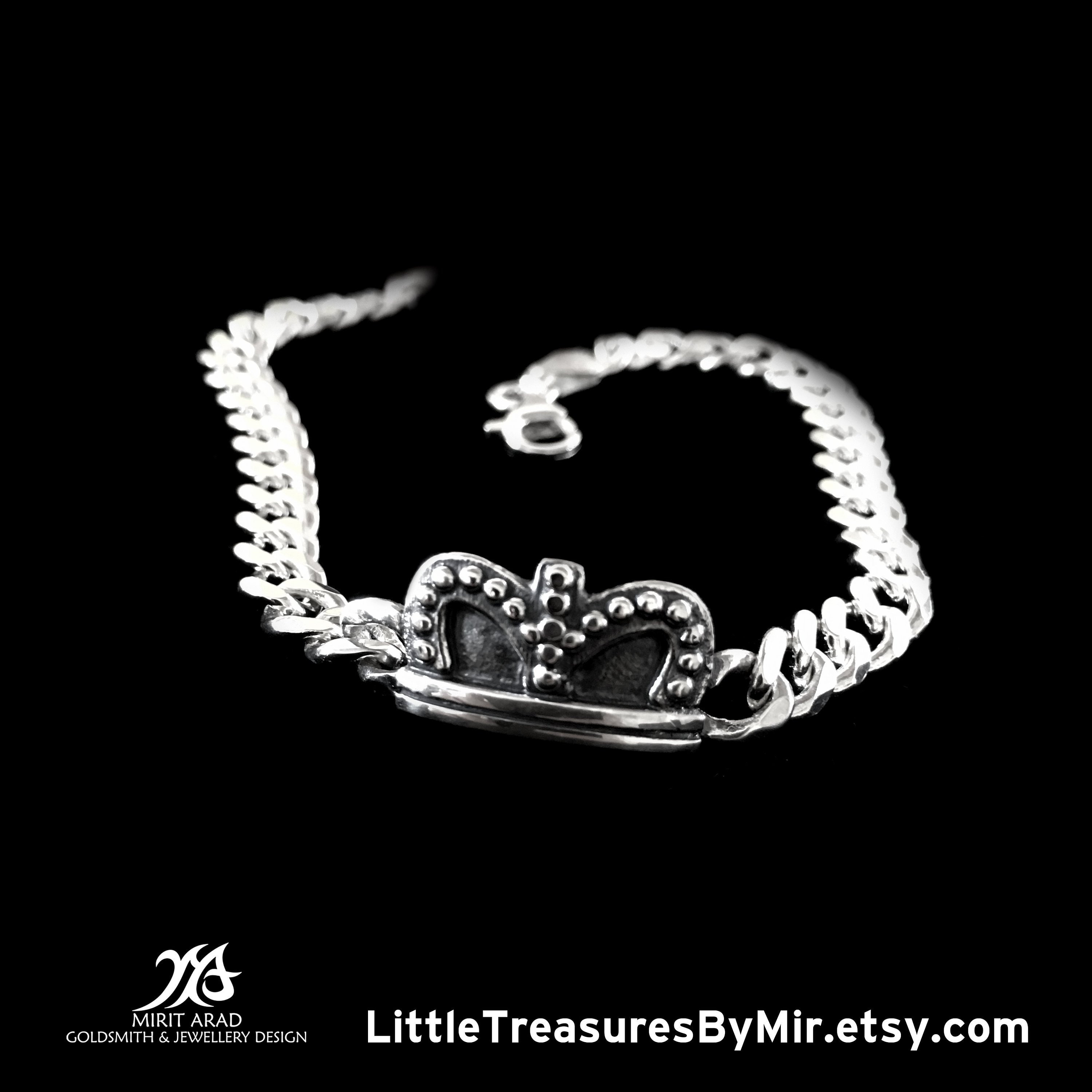 Depeche Mode Speak And Spell Crown Icon Curb Chain Bracelet Etsy Canada