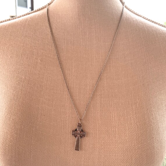 James Avery Celtic Cross on Curb Chain 