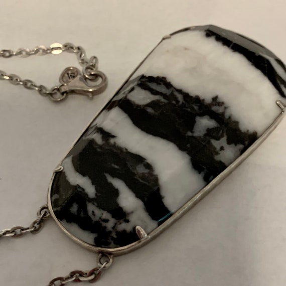 Silpada Wild Thing Agate Necklace. Zebra Agate. S… - image 3