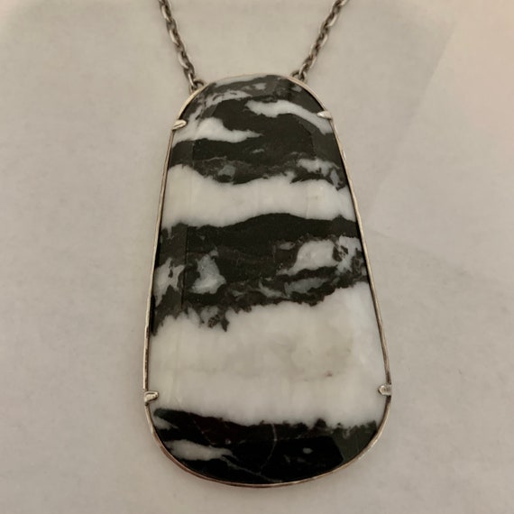 Silpada Wild Thing Agate Necklace. Zebra Agate. S… - image 4