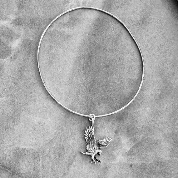 Bangle Bracelet. Sterling Silver. - image 6