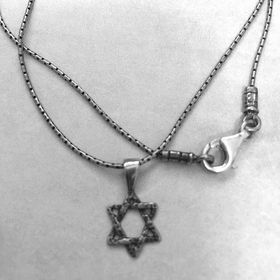 Silpada Star of David Necklace. Sterling Silver.