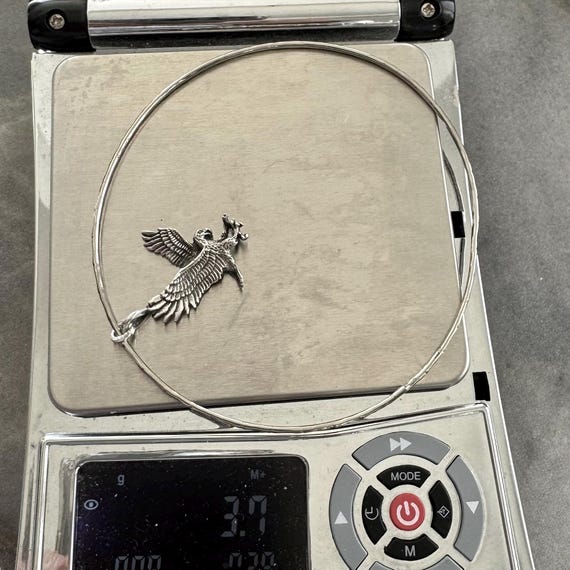 Bangle Bracelet. Sterling Silver. - image 8