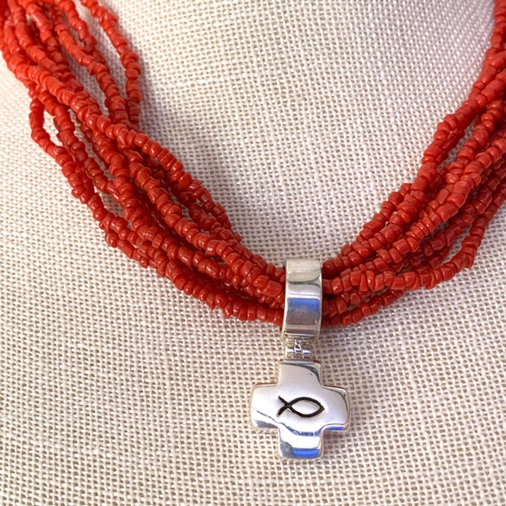 Silpada coral necklace sale