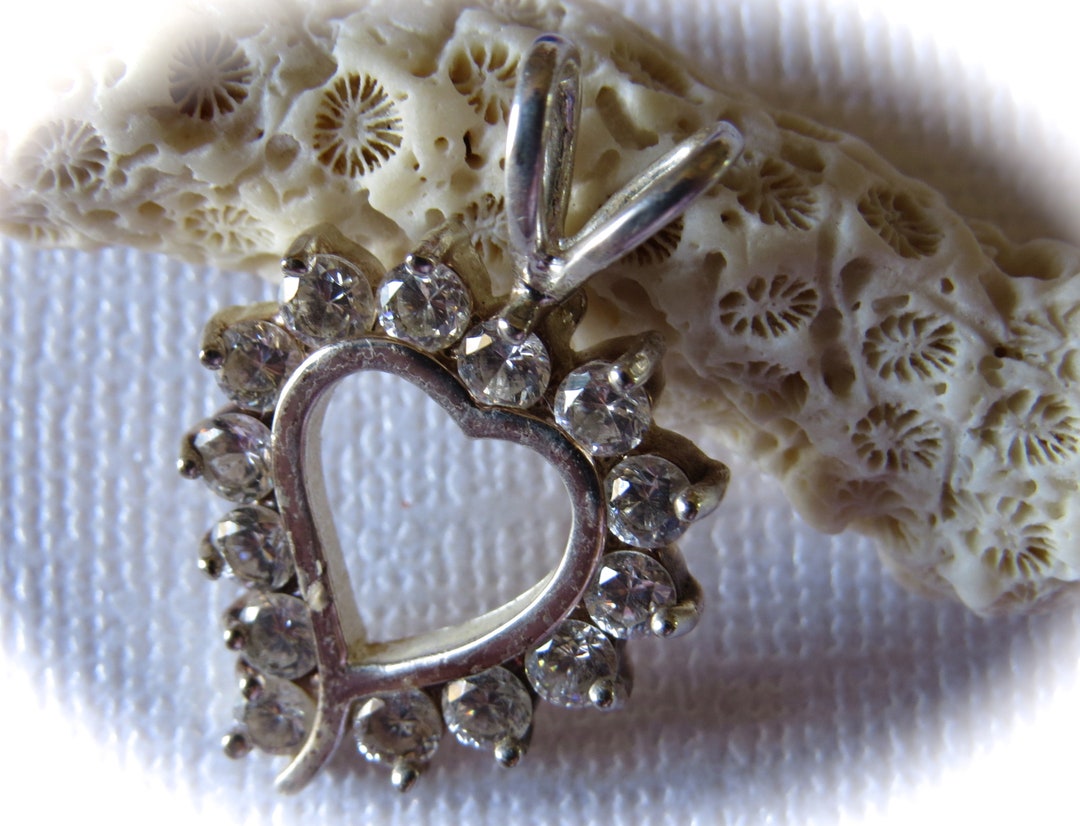 Single Diamond Necklace Sterling Silver Cubic Zirconia Water Drop - Foto 12