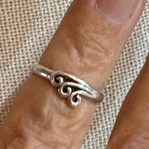 Toe Ring. Adjustable. Sterling Silver. - image 10