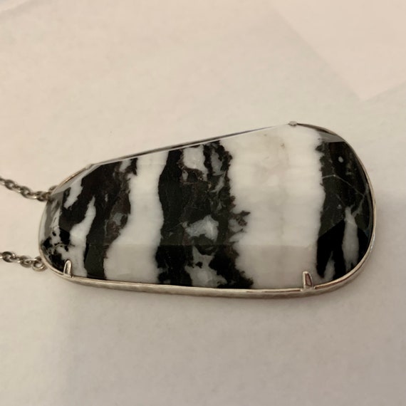 Silpada Wild Thing Agate Necklace. Zebra Agate. S… - image 5