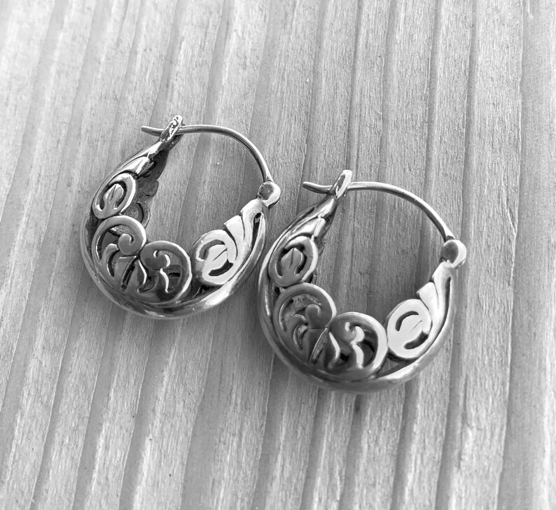 silpada sterling silver hoop earrings