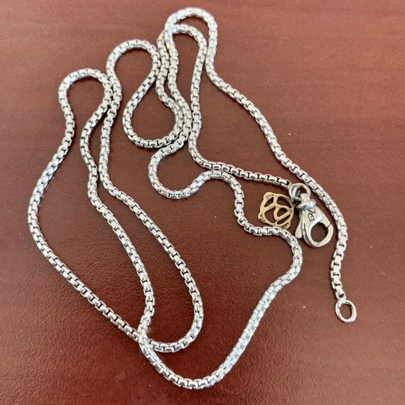 David Yurman Baby Box Chain ONLY. 1.7mm 
