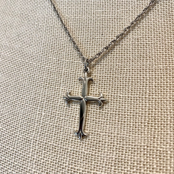 James Avery Fleuree Cross Pendant AND 