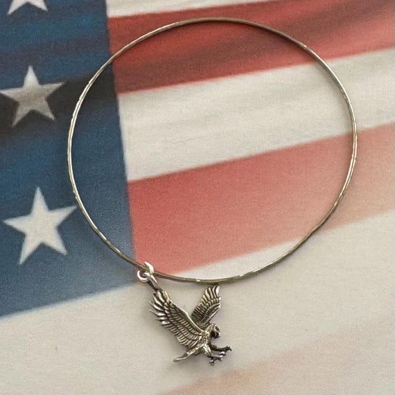 Bangle Bracelet. Sterling Silver. - image 1