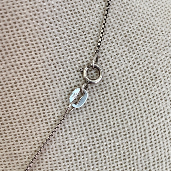 Cubic Zirconia Necklace. Sterling Silver. - image 8