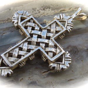 Cross Pendant ONLY. Sterling Silver.