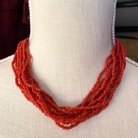 Silpada Coral Necklace ONLY. Multi Layer Necklace. Sterling Silver. Etsy Australia