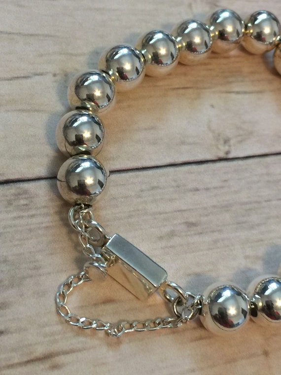 SILPADA Bead Ball Bracelet. 10MM. Sterling Silver… - image 6