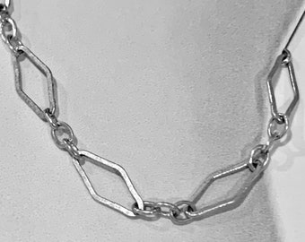 Link Bracelet. Sterling Silver.