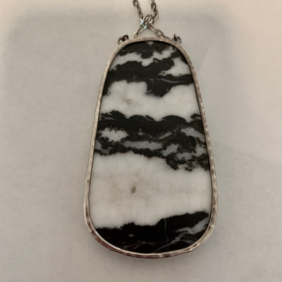 Silpada Wild Thing Agate Necklace. Zebra Agate. S… - image 2