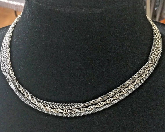Silpada Four Strand Necklace. Popcorn 