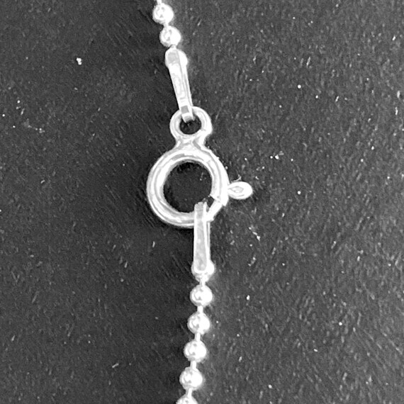 Bear Pendant AND/OR Dot Ball Chain. Sterling Silver. - Etsy