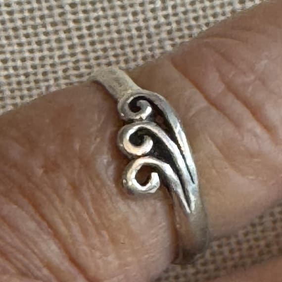 Toe Ring. Adjustable. Sterling Silver. - image 8