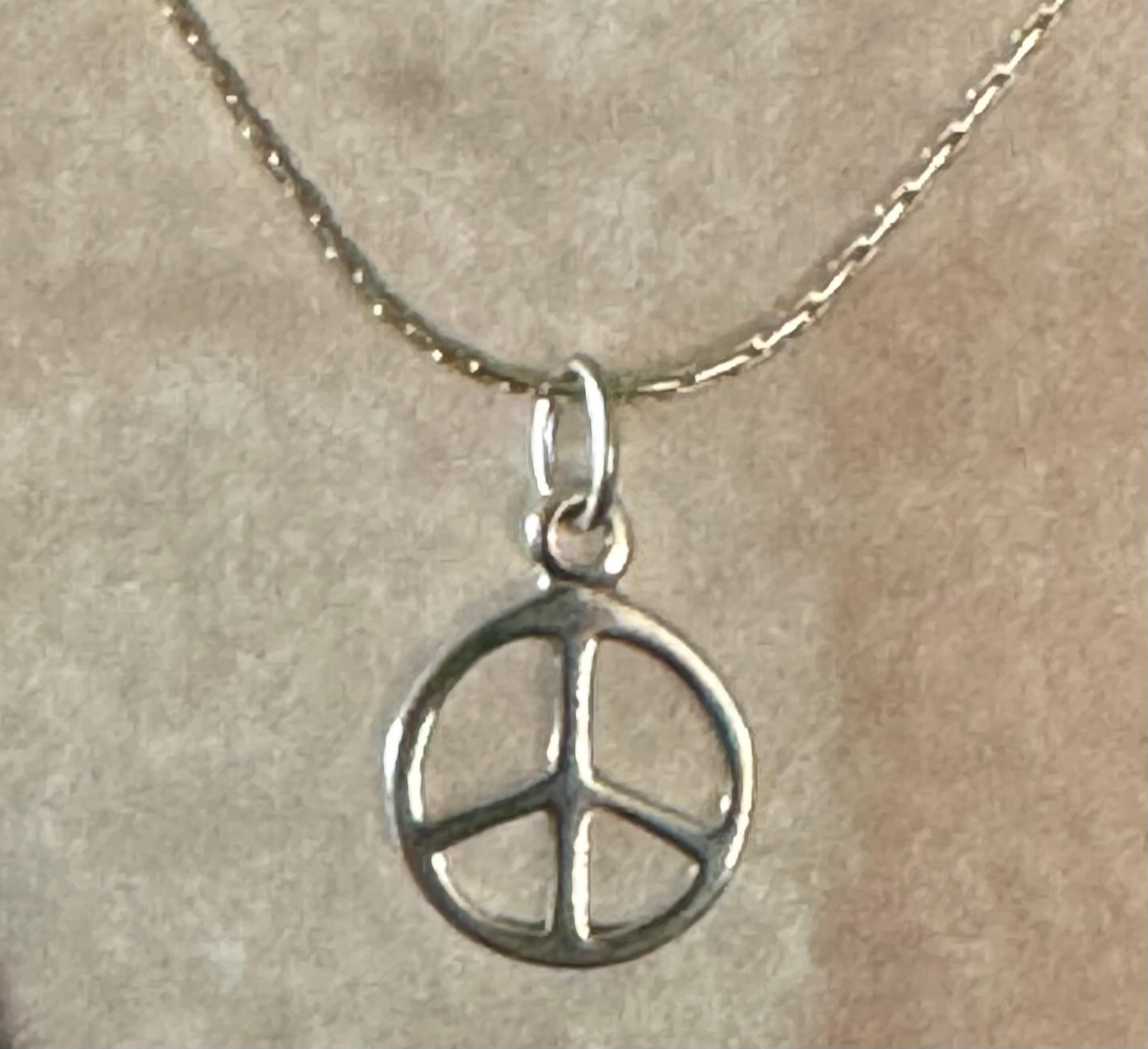 SILVER925　ILoveArizona♡ILoveNavajo♡ Silver Heart & Cross Pendant Necklace with Cubic Zirconia