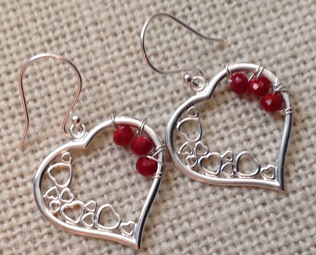 [LLOYD] 韓国ブランド☆Volume Heart Silver Earrings Solid 925 Sterling Silver Iced Heart Stud Earrings Men's