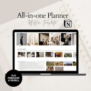 PLR All in One Life Planner, Ultimate Life Planner, All in One Digital Planner, Student Planner, Travel Planner, Commercial Rights