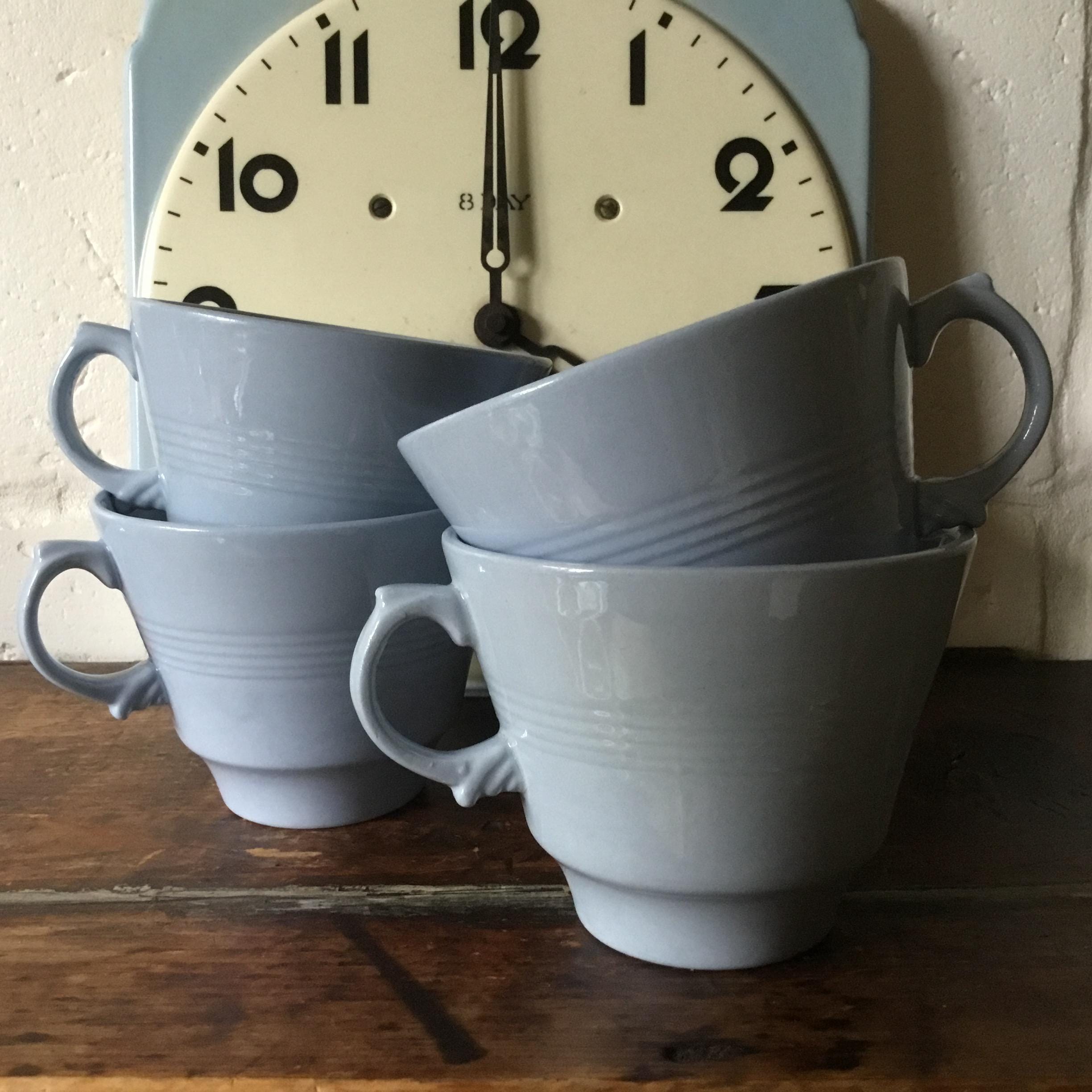 Woods Ware Iris Cups & Saucers, Set of 4, C1940s. - Etsy Woods Ware Iris Cups & Saucers, Set of 4, C1940s. - Etsy