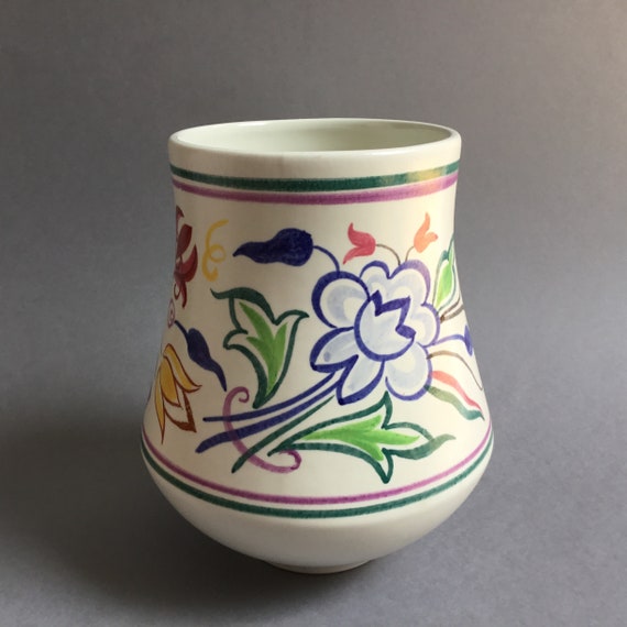 Poole Pottery Vase Bn Pattern 1970s Etsy