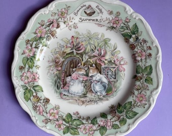 ロイヤルドルトン ブランブリーヘッジ「サマー」プレート：8インチ